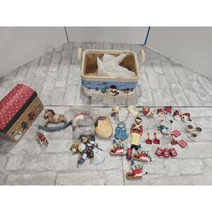 Vintage Wooden Christmas Ornaments European Style Wooden Christmas Ornaments 198